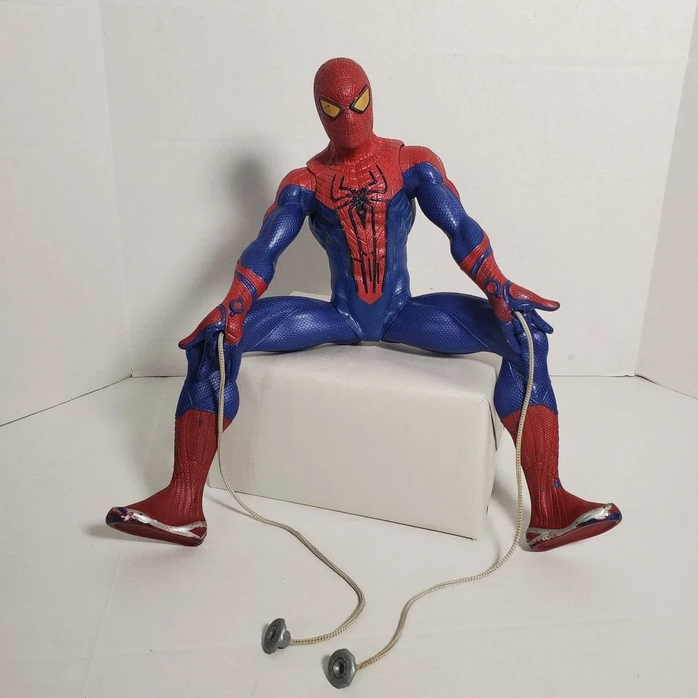 Marvel The Amazing Spider-Man Action Figure‎ 12" Pull String Web Toy - Picture 3 of 16